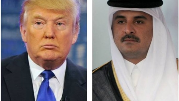 « ترامب » في حديثه عن أزمة  » قطر »  « رمتني بدائها وانسلت »