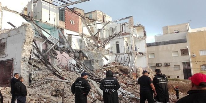 حادثة انهيار المبنى بسوسة…فصل جديد من فصول الاستخفاف بأرواح الناس